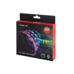 Xtrike Me HT-5050-b3 Bluetooth V4.2 RGB Led Strip 5050 with App Control LED RGB Strip FOR Gaming PC, Desk and Casing Decor 6 Xtrike Me HT-5050-b3 Bluetooth V4.2 RGB Led Strip 5050 with App Control LED RGB Strip FOR Gaming PC, Desk and Casing Decor - Image 3
