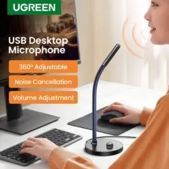UGREEN 90416 USB Desktop Microphone with Omnidirectional Pickup 5 UGREEN 90416