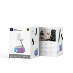WiWU Aurora Qi2 3 in 1 Wireless Charger Wi-W036 for Apple watch, IPhone and Airpods Support 22.5W Max 15W+5W+2.5W Fast Charger 9 WiWU Aurora Qi2 3 in 1
