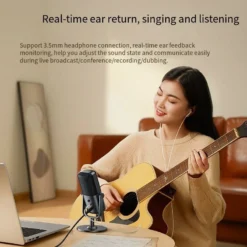 UGREEN CM592 Desktop USB Professional Microphone 360 Degree Moveable Ugreen 90990A 7 UGREEN CM592