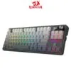 Redragon ANTONIUM K743 PRO 80% Gasket RGB Gaming Keyboard with Hype 1.14’’ TFT Screen & Knob, 84 Keys Mechanical Keyboard Side Printed Keycaps Hot-Swappable 10 Redragon ANTONIUM K743 PRO