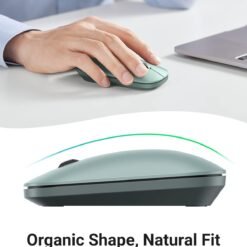UGREEN 90374 Slim Wireless Mouse 2.4 GHz with Mini USB Receiver upto 4000 DPI with Silent Buttons Green 10 UGREEN 90374 Slim Wireless Mouse 2.4 GHz with Mini USB Receiver upto 4000 DPI with Silent Buttons Green - Image 4