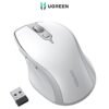 UGREEN 15805 Wireless Ergonomic Mouse Bluetooth 5.0 and 2.4G Mouse for Laptop 1000/1600/2000/4000 DPI, 5 Buttons Silent Mice for MacBook, PC, Desktop, Chromebook 17 UGREEN 15805