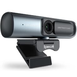 Alternative view of Redragon GW911 CYBERLENS 4K Webcam for PC Ultra HD with Dual Noise-Cancelling Mic, PDAF Auto Focus, Auto Light Correction Privacy Cover Support Zoom/Teams/Google Meet