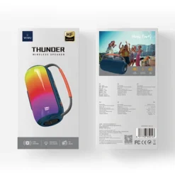 WiWU H6 Thunder Bluetooth Wireless RGB Speaker BT 5.3 Out Door Heavy BASS Speaker 6 WiWU H6 Thunder Bluetooth Wireless RGB Speaker BT 5.3 Out Door Heavy BASS Speaker - Image 3