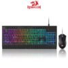 Redragon S151 Membrane Wired Gaming Keyboard & Mouse Combo K525 Wired RGB Membrane Keyboard and 10000 DPI Wired M616 Gaming Mouse Bundle 14 Redragon S151