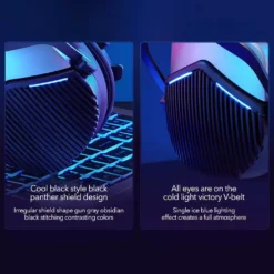 Alternative view of Machenike GH601 USB RGB Wired Gaming Headset 7.1 Surround Sound with Software