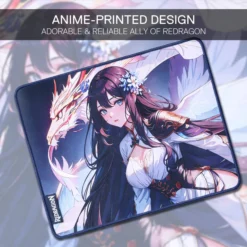 Redragon P046S Anime Blue Gaming Mousepad Small 33 x 26 x 0.3 cm (13 x 10 inches) - Image 4