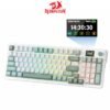 Redragon K719 GALATIN PRO Wireless Gasket Gaming Keyboard with Hype Screen & Knob, 95 Keys Easy-Controllable 1.14’’ TFT Info Display Custom Linear Switch 10 Redragon K719
