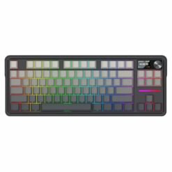 Redragon ANTONIUM K743 PRO 80% Gasket RGB Gaming Keyboard with Hype 1.14’’ TFT Screen & Knob, 84 Keys Mechanical Keyboard Side Printed Keycaps Hot-Swappable 9 Redragon ANTONIUM K743 PRO 80% Gasket RGB Gaming Keyboard with Hype 1.14’’ TFT Screen & Knob, 84 Keys Mechanical Keyboard Side Printed Keycaps Hot-Swappable - Image 3