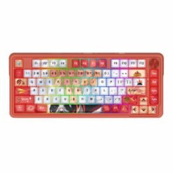 Alternative view of Redragon UCAL K673 PRO Anime 75% Wireless Gasket RGB Gaming Keyboard 81 Keys 3-Mode Connectivity Hot-Swap Socket, Dedicated Knob Control & Custom Hi-Fi Linear Switch