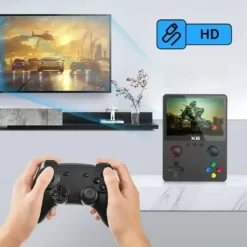 X6 Handheld Game Console with Built-in 10000+ Retro Classic Games 64GB 3.5 inch Screen 12 X6 Handheld Game Console