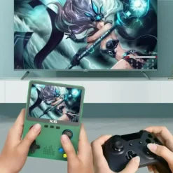 X6 Handheld Game Console with Built-in 10000+ Retro Classic Games 64GB 3.5 inch Screen 11 X6 Handheld Game Console with Built-in 10000+ Retro Classic Games 64GB 3.5 inch Screen - Image 4