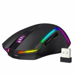 Alternative view of Redragon M693 TRIDENT LITE Wireless RGB Gaming Mouse 8000 DPI 3 Modes Wired 2.4g Wireless and Bluetooth Connection, 7 Macro Buttons
