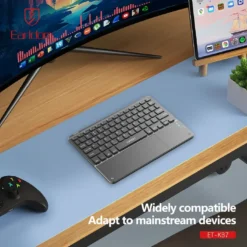 Earldom ET-KB7 Wireless Bluetooth Keyboard with Touch Pad Mini USB-C for Tablet and Laptop - Image 4