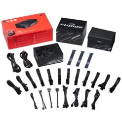 XPG FUSION 1600W TITANIUM Power Supply ATX 3.1 80 Plus Titanium Certified Gaming PC Power Supply 11 XPG FUSION 1600