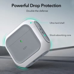 ESR AirPods 4 Orbit Hybrid Case with HaloLock Protective case with magnetic lid and shock-absorbing core 13 ESR AirPods 4 Orbit Hybrid Case with HaloLock Protective case with magnetic lid and shock-absorbing core - Image 5