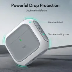 ESR AirPods 4 Orbit Hybrid Case with HaloLock Protective case with magnetic lid and shock-absorbing core - Image 5