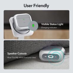 ESR AirPods 4 Orbit Hybrid Case with HaloLock Protective case with magnetic lid and shock-absorbing core 15 ESR AirPods 4 Orbit Hybrid Case