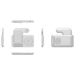 WiWU Wi‐W020 Foldable 15 Watt 3 in 1 Magnetic Wireless Charger Cell Phone Charging Stand 9 WiWU Wi‐W020
