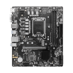 Alternative view of MSI PRO B760M-E D4 Motherboard PCIE 4.0 Support Intel® Core™ 14th/ 13th/ 12th Gen Processors, Intel® Pentium® Gold and Celeron® Processors, LGA 1700