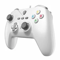 Alternative view of MSI FORCE GC200 White Wired PC Gaming Controller Gamepad with Magnetic Hall-effect triggers delivers precise