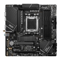 Alternative view of MSI PRO B650M-A WiFi Motherboard mATX AM5 AMD Ryzen 9000/8000/7000 Series Processors DDR5, PCIe 4.0