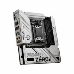 MSI B650M Project Zero Gaming Motherboard mATX DDR5 AMD Ryzen 9000/8000/7000 Series Processors, AM5 PCIe 4.0 - Image 3