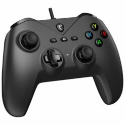 Alternative view of MSI FORCE GC200 Wired PC Gaming Controller Gamepad with Magnetic Hall-effect triggers delivers precise