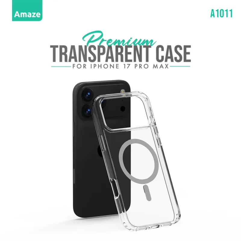 Amaze iPhone 17 Pro Max Magsafe Premium Transparent Case Silicon Back Cover A1011 5 Amaze iPhone 17 Pro Max Magsafe
