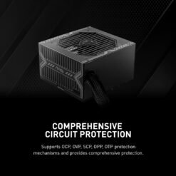 MSI MAG A650BN 650W 80Plus Bronze Gaming PC Power Supply ATX Non Modular 9 MSI MAG A650BN