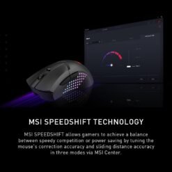 MSI Clutch GM51 Lightweight Wireless Gaming Mouse Tri-Mode Connectivity with Charging Dock 26K DPI 2.4G & Bluetooth 11 MSI Clutch GM51 Lightweight Wireless Gaming Mouse Tri-Mode Connectivity with Charging Dock 26K DPI 2.4G & Bluetooth - Image 5