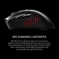 MSI Clutch GM51 Lightweight Wireless Gaming Mouse Tri-Mode Connectivity with Charging Dock 26K DPI 2.4G & Bluetooth 12 MSI Clutch GM51 Lightweight Wireless Gaming Mouse Tri-Mode Connectivity with Charging Dock 26K DPI 2.4G & Bluetooth - Image 6