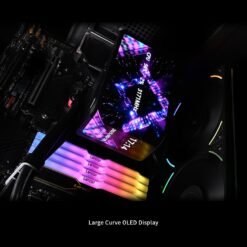 Thermalright Wonder Vision 360 UB ARGB Black CPU AIO Cooler 2K 60HZ Curved Screen 3D with 2400x1080 Resolution for AM4/AM5,Intel LGA1851/1700,6.67 11 Thermalright Wonder Vision 360 UB ARGB Black