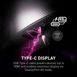 MSI MPG 341CQPX QD-OLED 34inch Curved Gaming Monitor 240Hz OLED 0.03ms 3440 x 1440 (UWQHD) True Black HDR 400 11 MSI MPG 341CQPX QD-OLED 34inch Curved Gaming Monitor 240Hz OLED 0.03ms 3440 x 1440 (UWQHD) True Black HDR 400 - Image 4