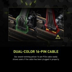 MSI MAG A850GL 850W PCIE 5.1 ATX 3.1 Gaming Power Supply Full Modular 80 Plus Gold Certified Compact Size ATX PSU - Image 4