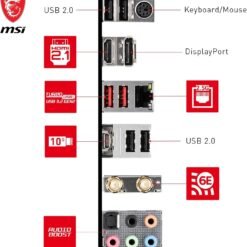 MSI B760 Gaming Plus WiFi Motherboard DDR5 PCIE 4.0 LGA 1700 ATX Support Intel® Core™ 14th/ 13th/ 12th Gen Processors 7 MSI B760 Gaming Plus WiFi