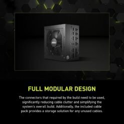 MSI MAG A750GL 750W PCIE 5.1 ATX 3.1 Gaming Power Supply Full Modular 80 Plus Gold Certified Compact Size ATX PSU 13 MSI MAG A750GL