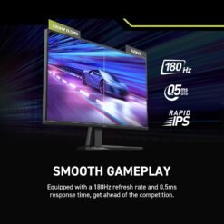 MSI MAG 275QF 27inch 180Hz 2K Gaming Monitor Rapid IPS 0.5ms 2560 x 1440 (UHD) HDR Ready, HDMI, DP Port, Tilt Adjustable 10 MSI MAG 275QF 27inch 180Hz 2K Gaming Monitor Rapid IPS 0.5ms 2560 x 1440 (UHD) HDR Ready, HDMI, DP Port, Tilt Adjustable - Image 3