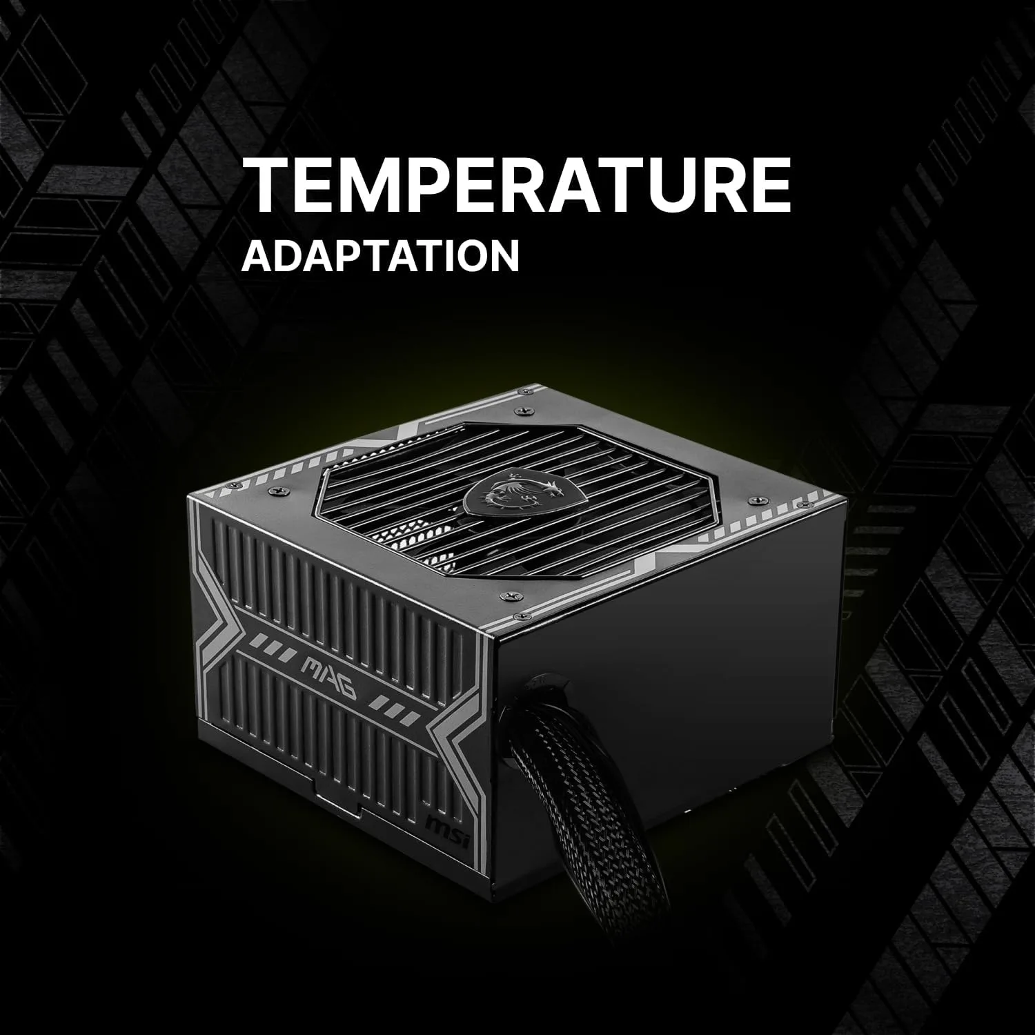 MSI MAG A750BN 750W PCIE 5 Gaming Power Supply 80 Plus Bronze Certified PCIE 5.1 Ready ATX PSU - Image 6