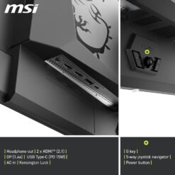 MSI MAG 272QP 27 inch 500Hz QD-OLED X50 WQHD Gaming Monitor 0.03ms 2560 x 1440 Quantum Dot OLED Panel, DisplayHDR TRUE Black 500 HDMI 2.1 11 MSI MAG 272QP