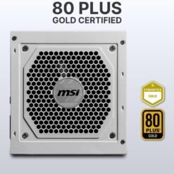 MSI MAG A850GL White 850W PCIE 5.1 ATX 3.1 Gaming Power Supply Full Modular 80 Plus Gold Certified Compact Size ATX PSU - Image 6