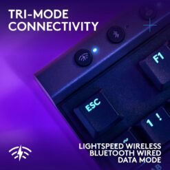 Logitech G515 Wireless Mechanical Gaming Keyboard TKL Low Profile LIGHTSYNC RGB Tri-Mode Connectivity 10 Logitech G515 Wireless Mechanical Gaming Keyboard TKL Low Profile LIGHTSYNC RGB Tri-Mode Connectivity - Image 4