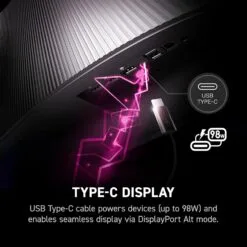 MSI MPG 491CQPX QD-OLED 49-inch OLED Gaming Monitor 5120 x 1440 (DQHD) 240Hz 0.03ms Adaptive-Synch VESA Mountable - Image 5