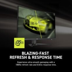 MSI MAG 321CQF E18 32 inch 2K 180Hz Gaming Monitor 0.5ms VA Panel 2560 x 1440 (QHD) Adaptive-Synch, HDR Ready - Image 2
