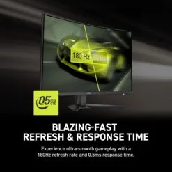 Alternative view of MSI MAG 321CQF E18 32 inch 2K 180Hz Gaming Monitor 0.5ms VA Panel 2560 x 1440 (QHD) Adaptive-Synch, HDR Ready