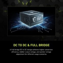 MSI MAG A850GL 850W PCIE 5.1 ATX 3.1 Gaming Power Supply Full Modular 80 Plus Gold Certified Compact Size ATX PSU - Image 6