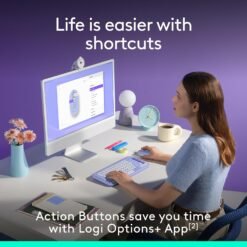 Logitech POP Mouse Compact and Wireless Bluetooth Mouse with Programmable Buttons and Silent Clicks Easy-Switch Between up to 3 Devices 13 Logitech POP Mouse Compact and Wireless Bluetooth Mouse with Programmable Buttons and Silent Clicks Easy-Switch Between up to 3 Devices - Image 7