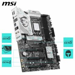 MSI B860 Gaming Plus WiFi Motherboard DDR5 ATX PCIE 5.0 Supports Intel Core Ultra Processors (Series 2), LGA 1851 Intel Killer 5G LAN, Wi-Fi 7 6 MSI B860 Gaming Plus WiFi Motherboard DDR5 ATX PCIE 5.0 Supports Intel Core Ultra Processors (Series 2), LGA 1851 Intel Killer 5G LAN, Wi-Fi 7 - Image 3
