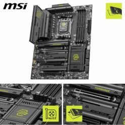 MSI MAG X870E Tomahawk WiFi Motherboard PCIE 5.0 ATX for AMD Ryzen 9000/8000 / 7000 Processors, AM5-80A SPS VRM, DDR5 Memory Boost Wi-Fi 7, 5G LAN 8 MSI MAG X870E Tomahawk WiFi Motherboard PCIE 5.0 ATX for AMD Ryzen 9000/8000 / 7000 Processors, AM5-80A SPS VRM, DDR5 Memory Boost Wi-Fi 7, 5G LAN - Image 3